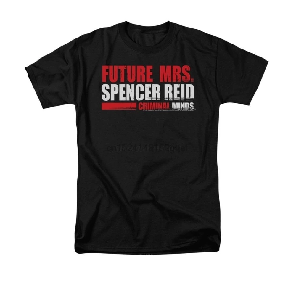 Criminal Minds Spencer Reid Future невесты лицензионный для взрослых рубашка S 3XL|Мужские