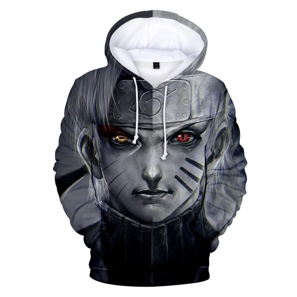 

2021 men's 3D printed hoodie, stylish casual pullover, new Konoha ninja hoodie, anime series hoodie.