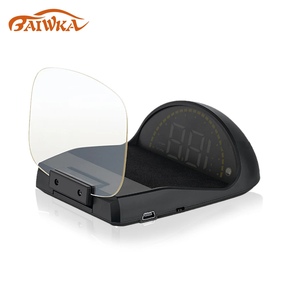 

C700S HUD Car Head Up Display OBD2 GPS Mirror Digital Speed Projector Speedometer Car Computer Overspeed Voltage Warning