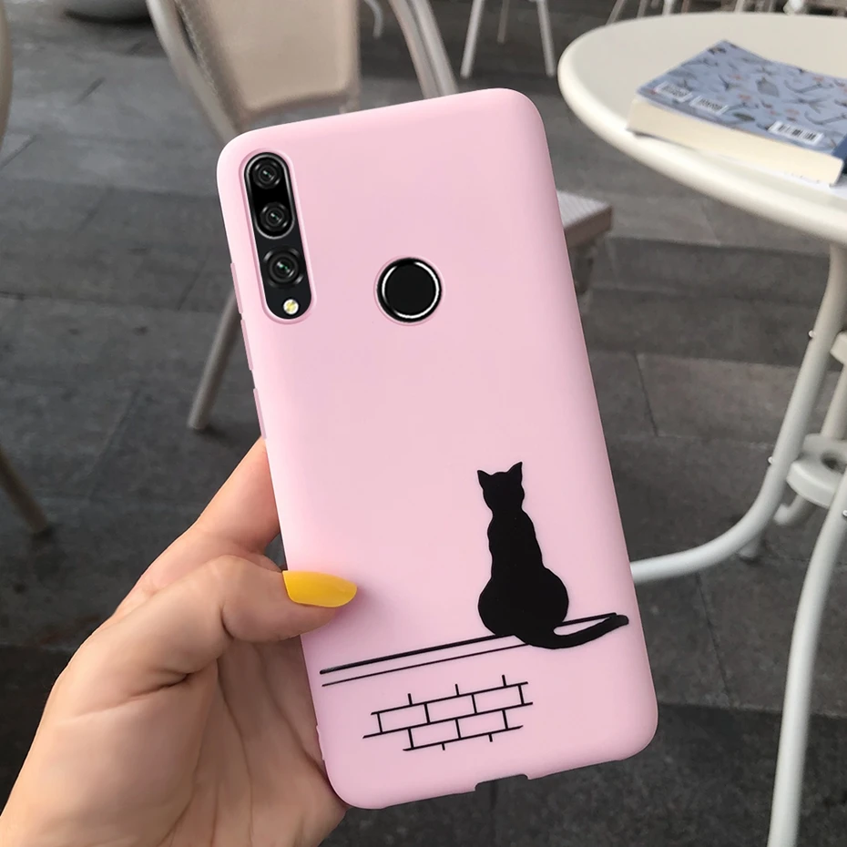 Чехол для Huawei Y9 Prime 2019 чехол P Smart Z чехлы желтые забавные с рисунком кактуса и