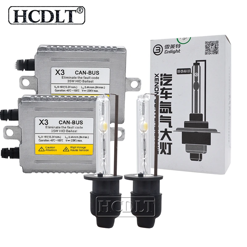 HCDLT 35W DLT Xenon Canbus HID Conversion Kit AC Slim Ballast H7 H1 H3 H11 9005 D2H Cnlight Lamp 4300K 5000K 6000K - купить по