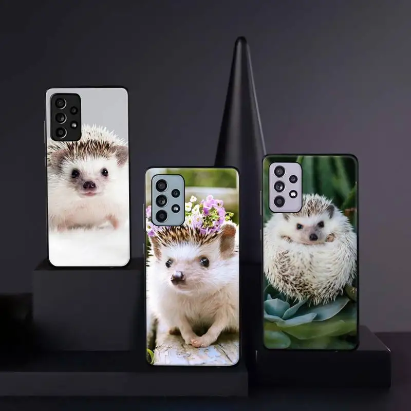 

hedgehog cute animal Phone Case For Samsung galaxy A S note 10 12 20 32 40 50 51 52 70 71 72 21 fe s ultra plus