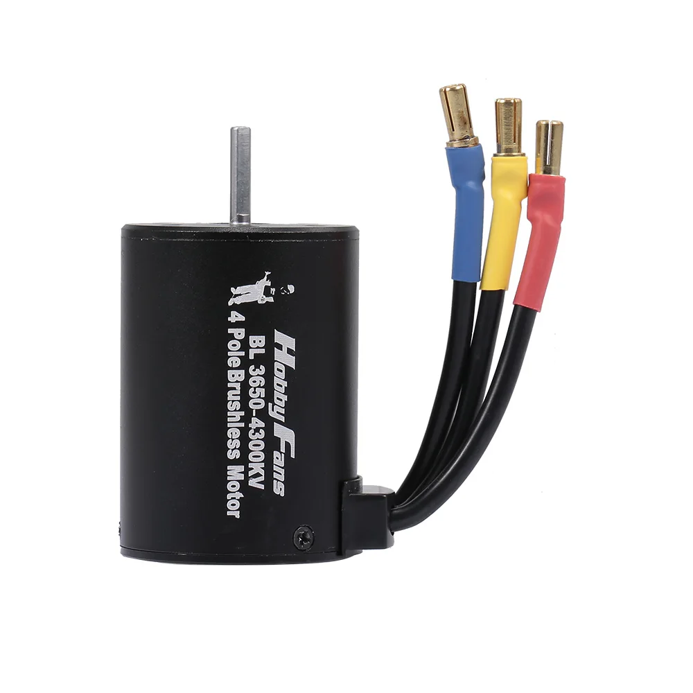 Бесщеточный двигатель с радиатором и 60A ESC водонепроницаемостью BEC для 1/10 RC Car Truck