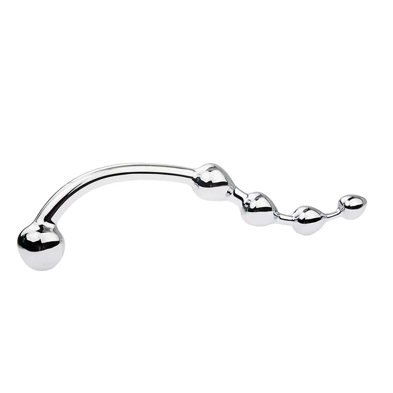 Новые Металлические анальные шарики простаты Массажная волшебная палочка