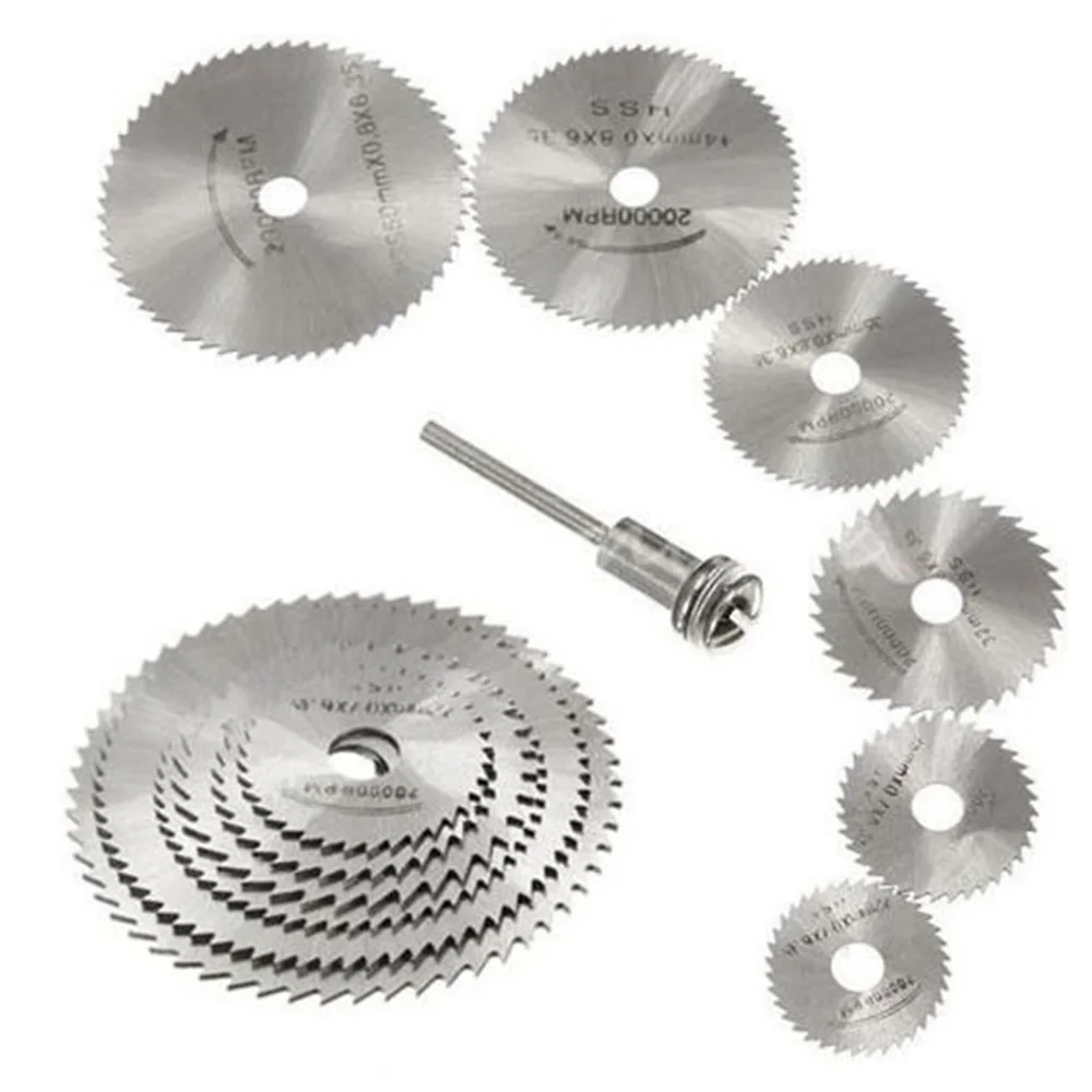 

High Speed Steel Cutting Saw Blade Cutting Disk Silver 7pcs Electrical Accessories Multi Tool Finisher Grinding Sanding