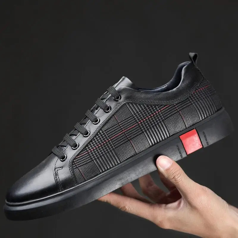 

New Best Quality Of The Real Leather Of Men's Fancy Casual Shoes Designer Wedding Party Dress Oxford Casual Outdoor Shoes A85