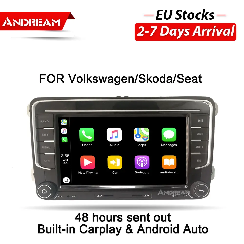 " Встроенный Автомобильный мультимедийный навигационный плеер CarPlay для VW SAGITAR/MAGOTAN/PASSAT/POLO/GOLF/BORA