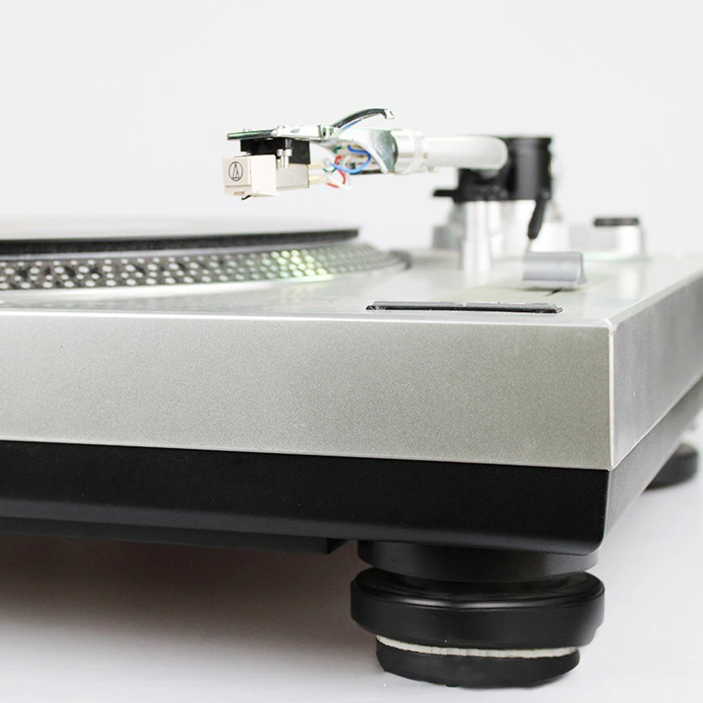 

4pcs A Set Rubber Non-Skid Sound Dampening Pads for Vinyl Record Player Vibration-Absorption Isolation Pads