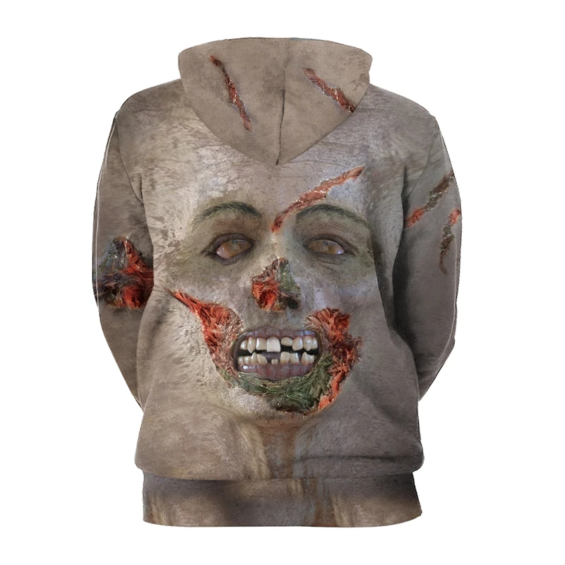 Карнавальный костюм на Хэллоуин с изображением лица зомби вечерние костюмы