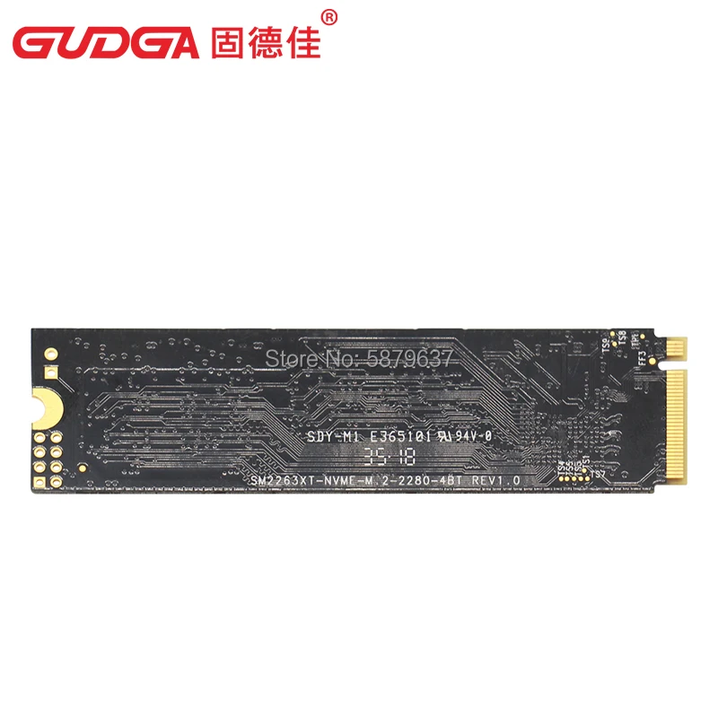 Внутренний твердотельный накопитель GUDGA M.2 22*80mmPCIE NVMe 256 ГБ жесткий диск m2 PCI-e nvme для