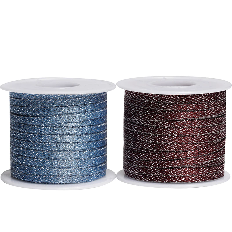 3 мм Отделка блестящая цветная лента в елочку подарочная упаковка Двусторонняя