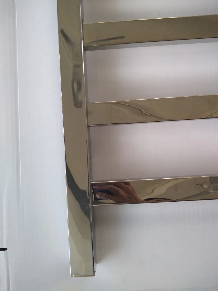 

2020 popular Stainless Steel Electric Towel Warmer Square tube Heated Towel Rail wall mounted HZ-926QS