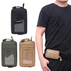 Открытый EDC Molle Чехол кошелек Водонепроницаемая портативная дорожная сумка поясная на молнии мужская походная охотничья Военная Тактическая Сумка для повседневного использования