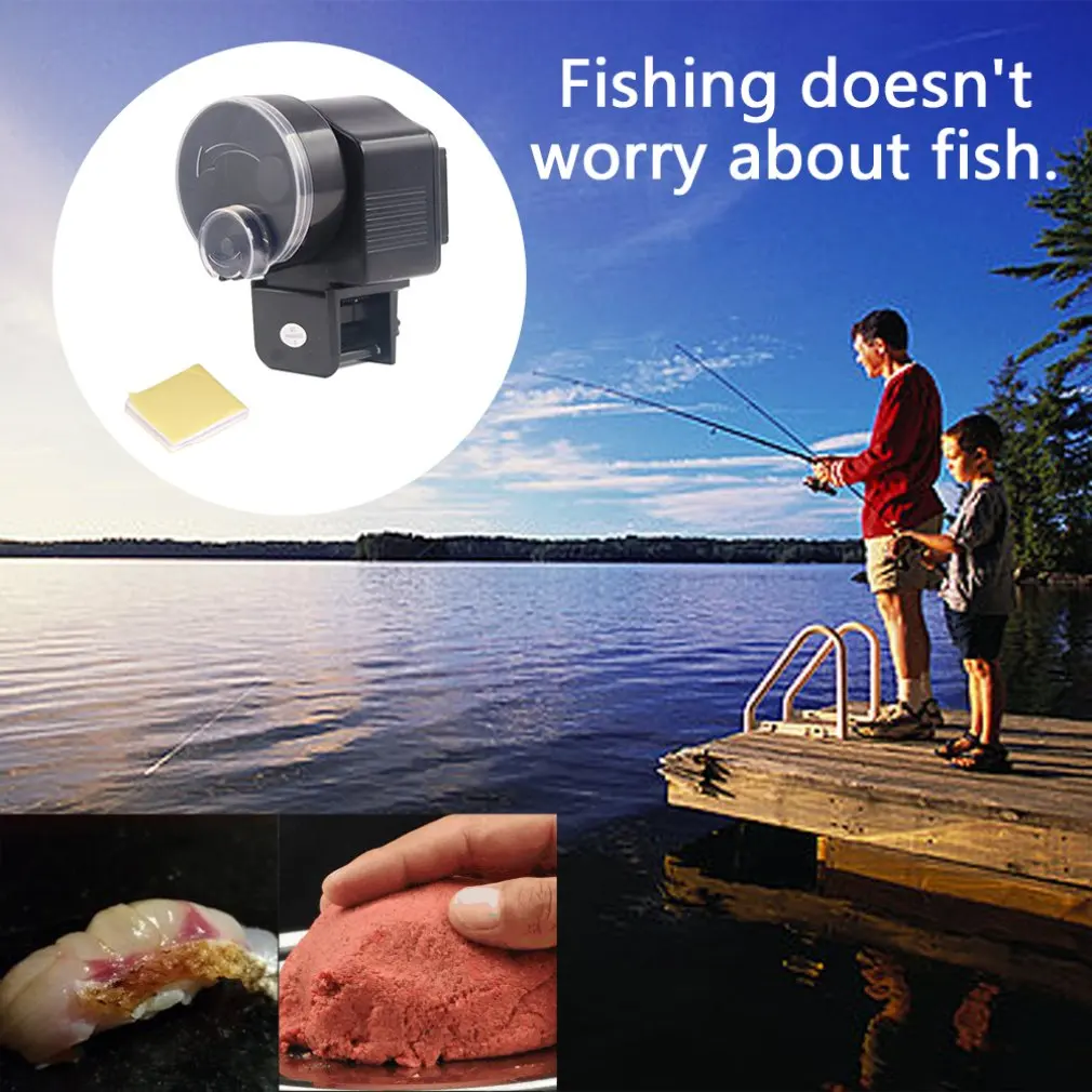 

Automatic Fish Feeder Timer Aquarium Tank Auto Food Feeding Electronic Fish Food Feeder Timer Fish Supplies Easy Operation