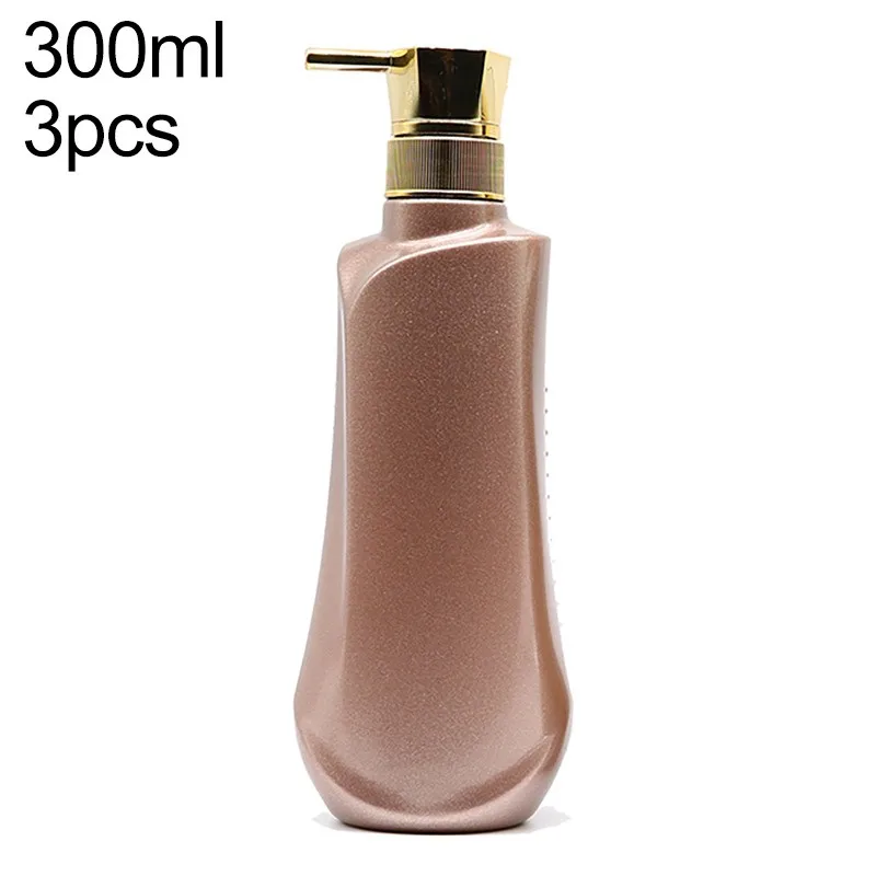 

3pc 300/500ml Bathroom Portable Soap Dispensers Lotion Shampoo Pump Bottle For DIY Homemade Shampoo