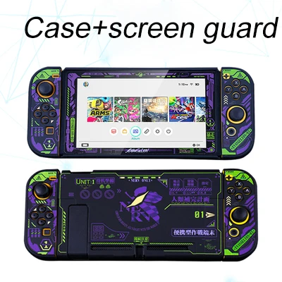 B Set Nintend NS Switch Console Joycon Housing Shell Case Protect Case Cover for Nintendo Switch Joy Con Console Hard Case Accessories - Цвет: B Set