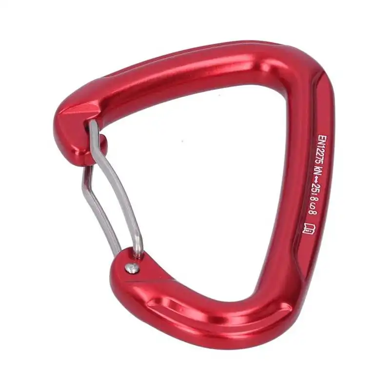 

safety equipment emniyet kemeri Red Type Safety Carabiner Climbing Hiking Bearing Lock Hook Quick Hanging Outdoor Supplies