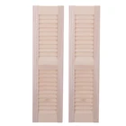 2 шт.компл. ручная работа 1:12 деревянные жалюзи сделай сам Аксессуары для окон и мебели игрушки для детей миниатюрный кукольный домик