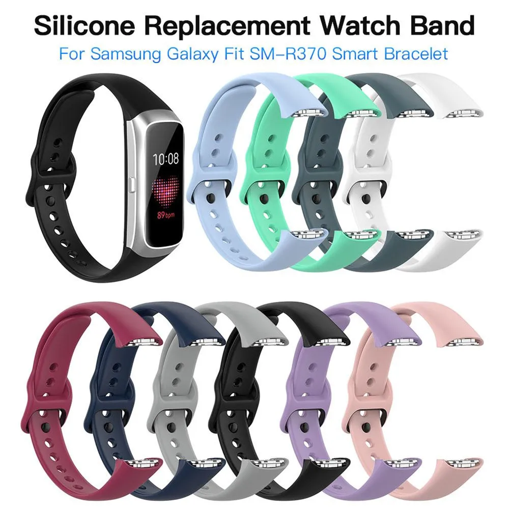 1 шт. силиконовые спортивные часы ремешок для Samsung Galaxy Fit SM R370 смарт браслет Смарт