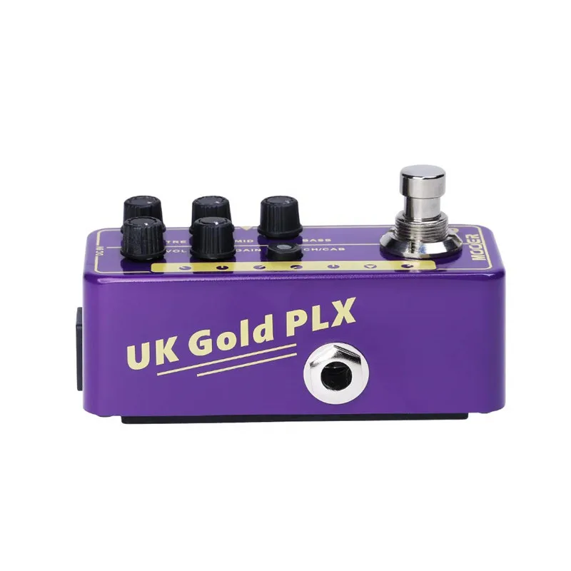 

MOOER Guitar Digital Preamp 019 UK Gold PLX A faithful recreation of a 1967 50 Watt British classic