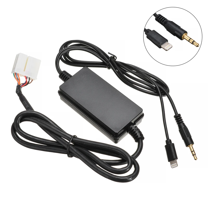 

Mayitr 1 шт. автомобильный Aux в MP3 аудио адаптер кабель Поддержка 3,5 мм разъем встроенный Decorder для Honda Accord Civic Odyssey