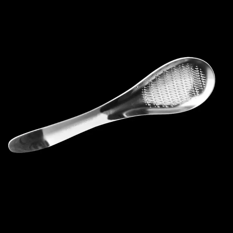 

Ginger Grater Spoon Stainless Steel Ginger Tea Spoon Garlic Grater Lemon Zester For Home Kitchen Fruit Vegetable Tool