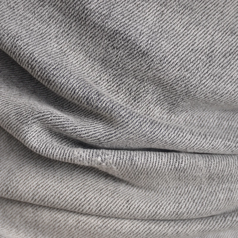 

Men Summer Denim Shorts Stretch Gray Jeans Korean Style Straight Knee Length Pants