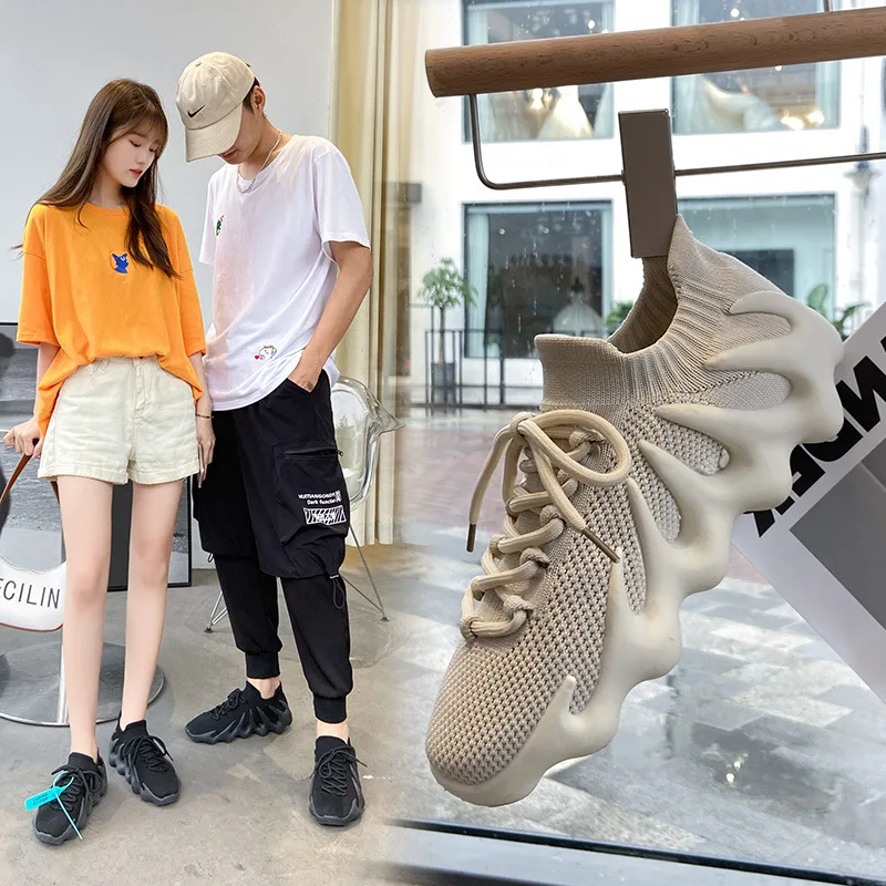 

Women's Sneakers 2021 New Style Xiao Long Bao Flame Bottom Mesh Casual Shoes Women Sports Shoes Large Size Zapatillas Mujer