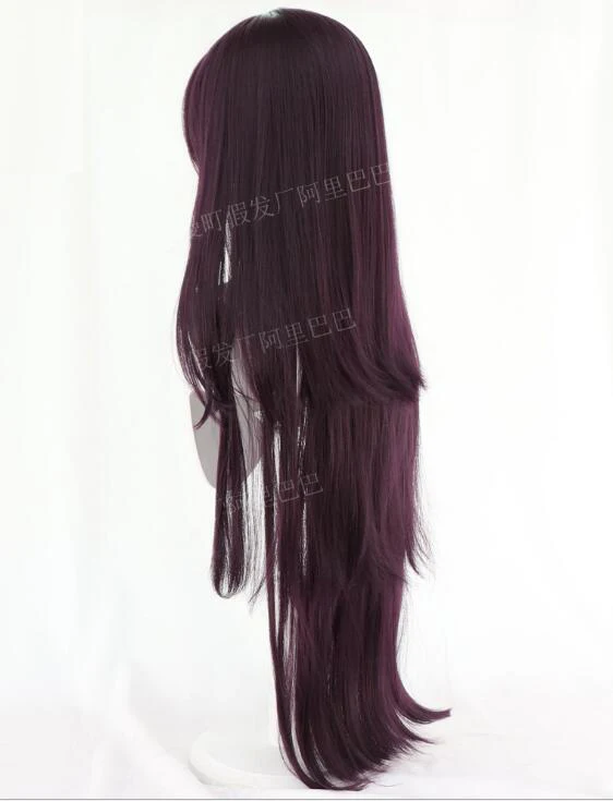 

Purple Long Wig Cosplay Anime Dangan Ronpa Tsumiki Mikan Costume Danganronpa Heat Resistant Synthetic Hair Women Cosplay Wigs