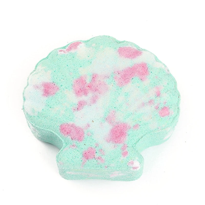 

Shell Bubble Bath Bomb Natural Fizzy for Women Releases Color, Scent, Bubbles