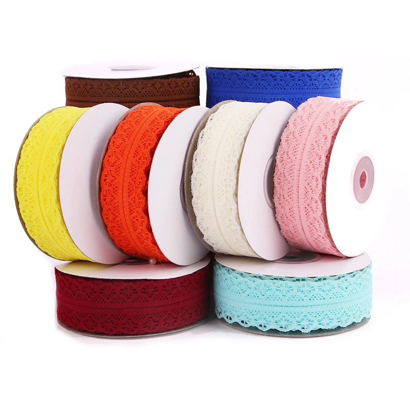 18 цветов 25 ярдов (30 мм) лента для захвата многоярусная отделка шитья кружевная