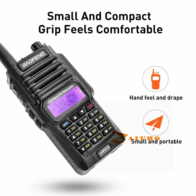 baofeng uv9r plus 10w ip68 waterproof dual band 136 174400 520mhz ham cb radio bf uv9r plus walkie talkie 15km range free global shipping