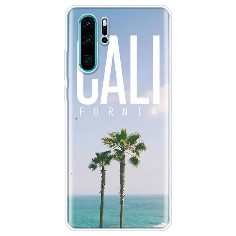 Чехол для телефона california trees Beach Surf Travel Tropical Huawei Honor Y5 Y6 Y7 Y9 9 10 20 Lite Pro 7A 7X 8S 8X 8A 9X