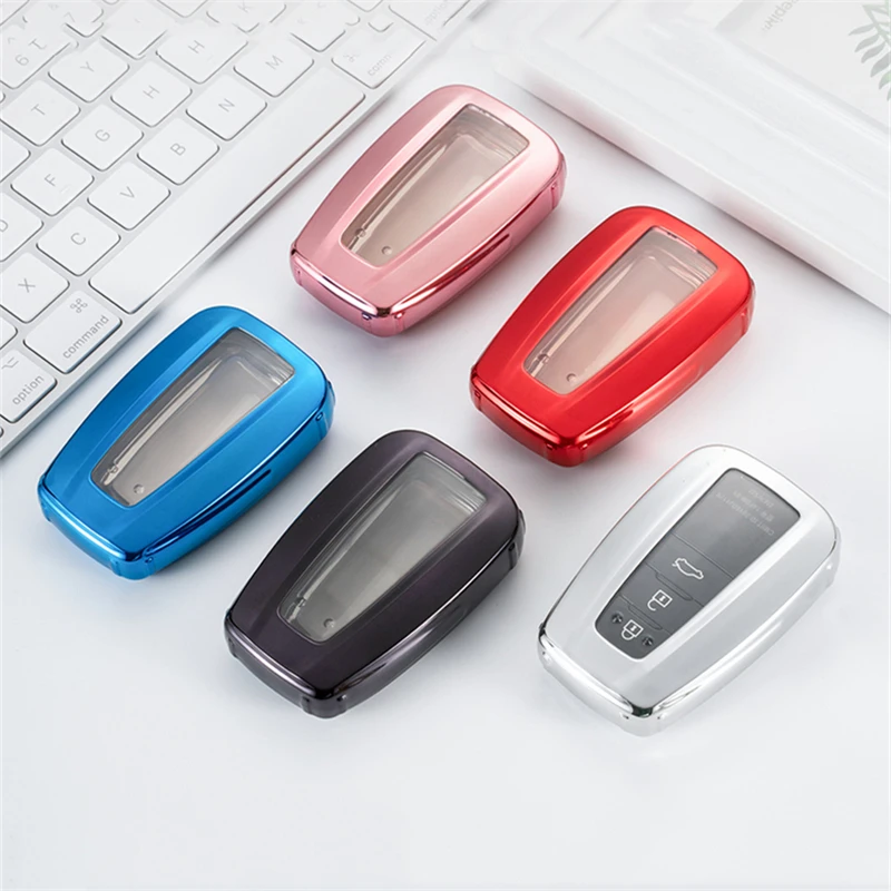 Устойчивы к царапинам мягкий ТПУ дистанционный ключ чехол для Toyota Camry CHR Corolla RAV4