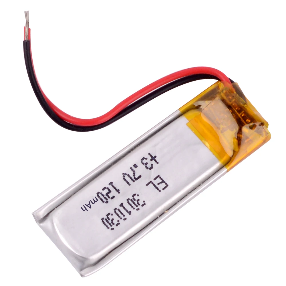 Фото Bluetooth-гарнитура 301030 3,7 В 120 мАч, полимерная литиевая батарея 301230, маленькая игрушка, ручка для звукозаписи №4