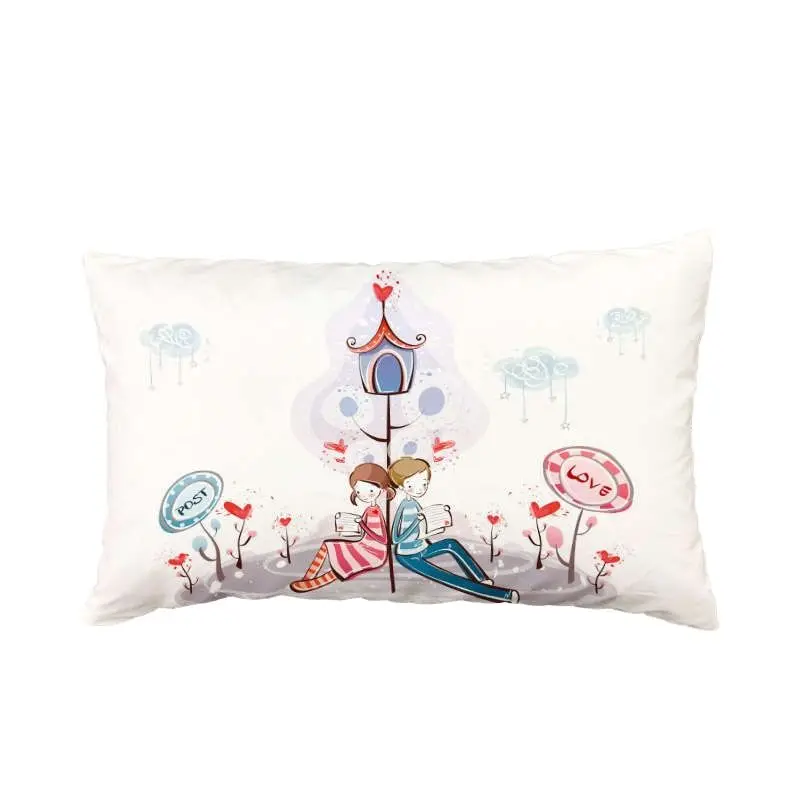 Наволочка для подушки на День святого Валентина влюбленных Банни слона 30*50 см