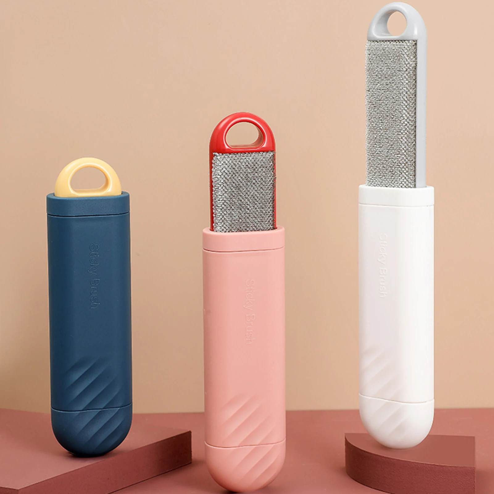 

2021 New Pet Hair Mini Remover Double-Sided Self-Cleaning Multi-color Hair Efficient Removal Brush Dog Cat