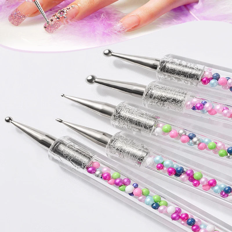 УФ гель Рисование Живопись нейл арта нажмите с силой так акриловая ручка