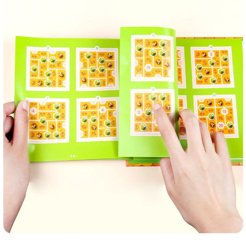 Детская деревянная игра-пазл в виде пчелы для раннего развития обучающая игрушка