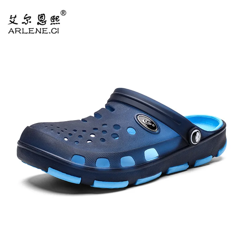 

Summer Men's Garden Clogs Sandals Slippers Beach Sandals For Men New Fashion Footwear Breathable Flip Flops Slides Water Shoes