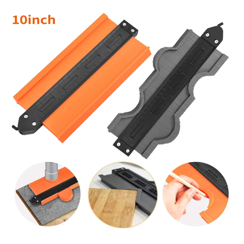 Новый профиль 10 ''контурный манометр Дубликатор дюймов метрический линейка