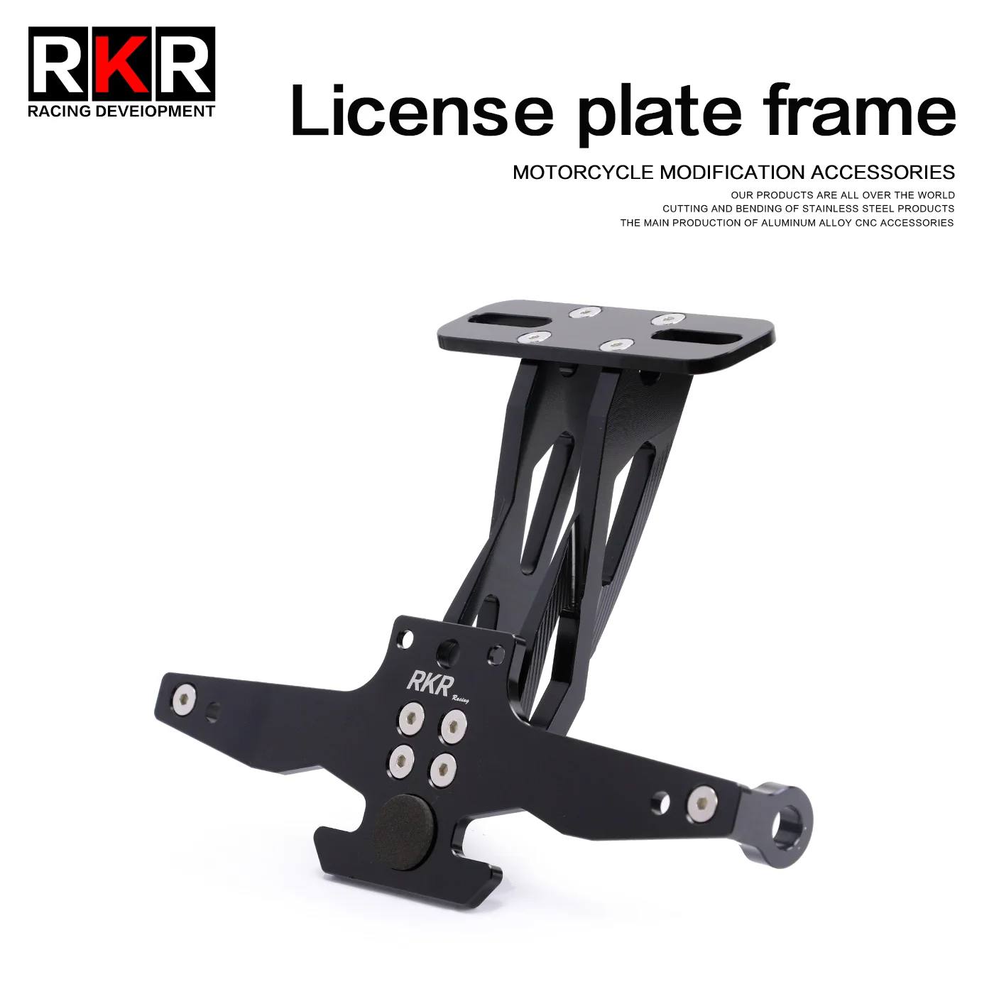 

Motorcycle CNC Aluminum Folding Rear License Plate Number Frame Holder Short Tail Bracket For CFMOTO 250NK CF MOTO NK250