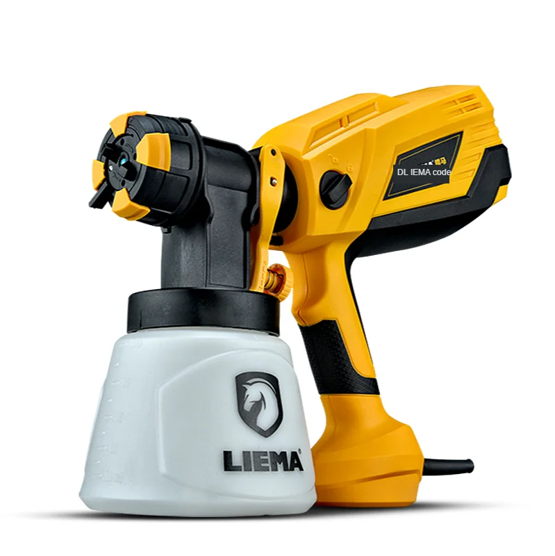 

220V800W-1200W Электрический Ручной пистолет для распыления краски, высокомощный бытовой электрический пистолет для распыления краски, автомобильная деревянная мебель