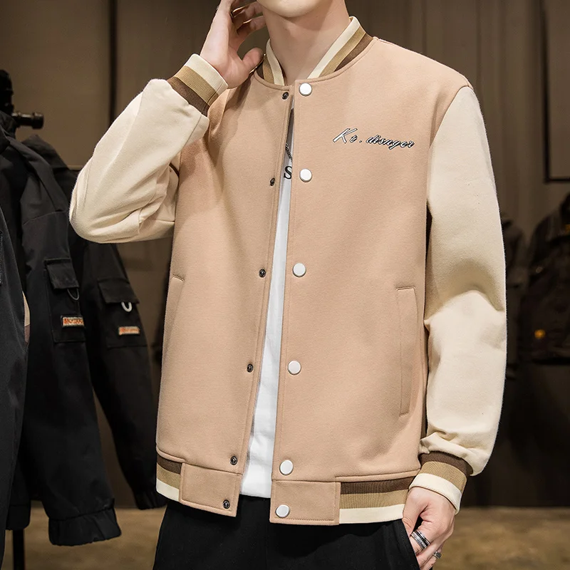 

Бейсбольная куртка в стиле хип-хоп, уличная одежда с вышивкой, спортивная верхняя одежда в стиле Харадзюку, повседневная куртка в стиле пэчв...