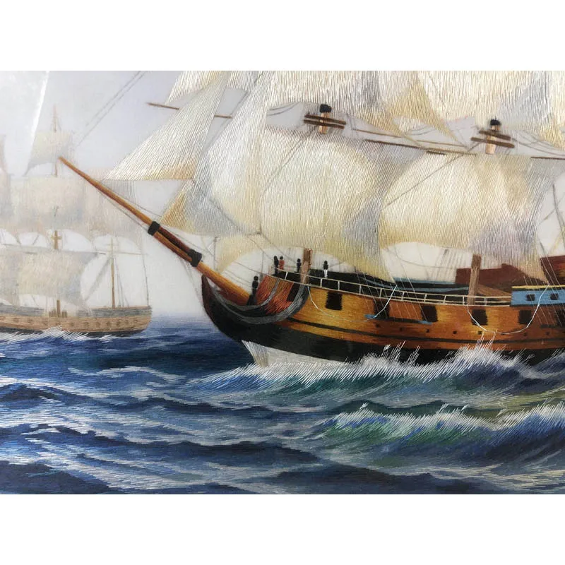 Ручная отделка картины для украшения стен 40*60 см вышивка Сучжоу художественная