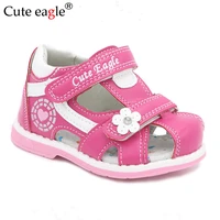 cute eagle summer girls sandals pu leather toddler kids orthopedic sandals girls closed toe baby flat shoes eur 20 30 new 2020