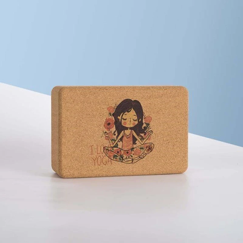 Кирпич из пробкового корка для йоги кирпич натуральный безвкусный танцев