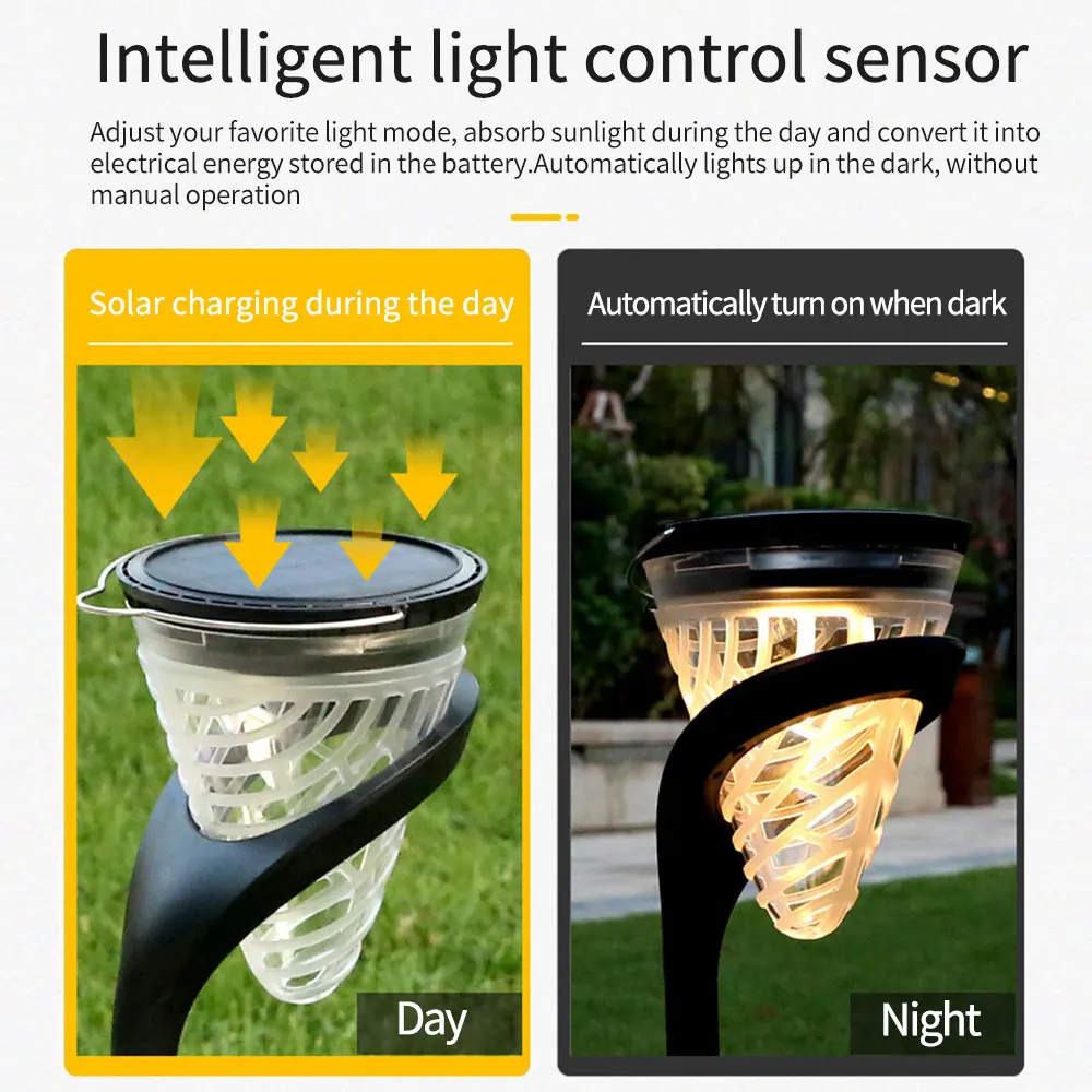 

2Pcs LED Garden Lawn Lamps Light For Decoration Outdoor Columns Post Lantern Pole Lamp Pathway Landscape Lighting Waterproof