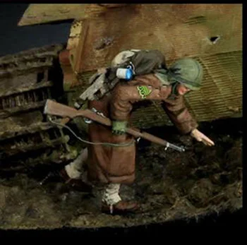 1/35 древний человек замедлить (без бака) Стенд модельная фигурка из смолы наборы