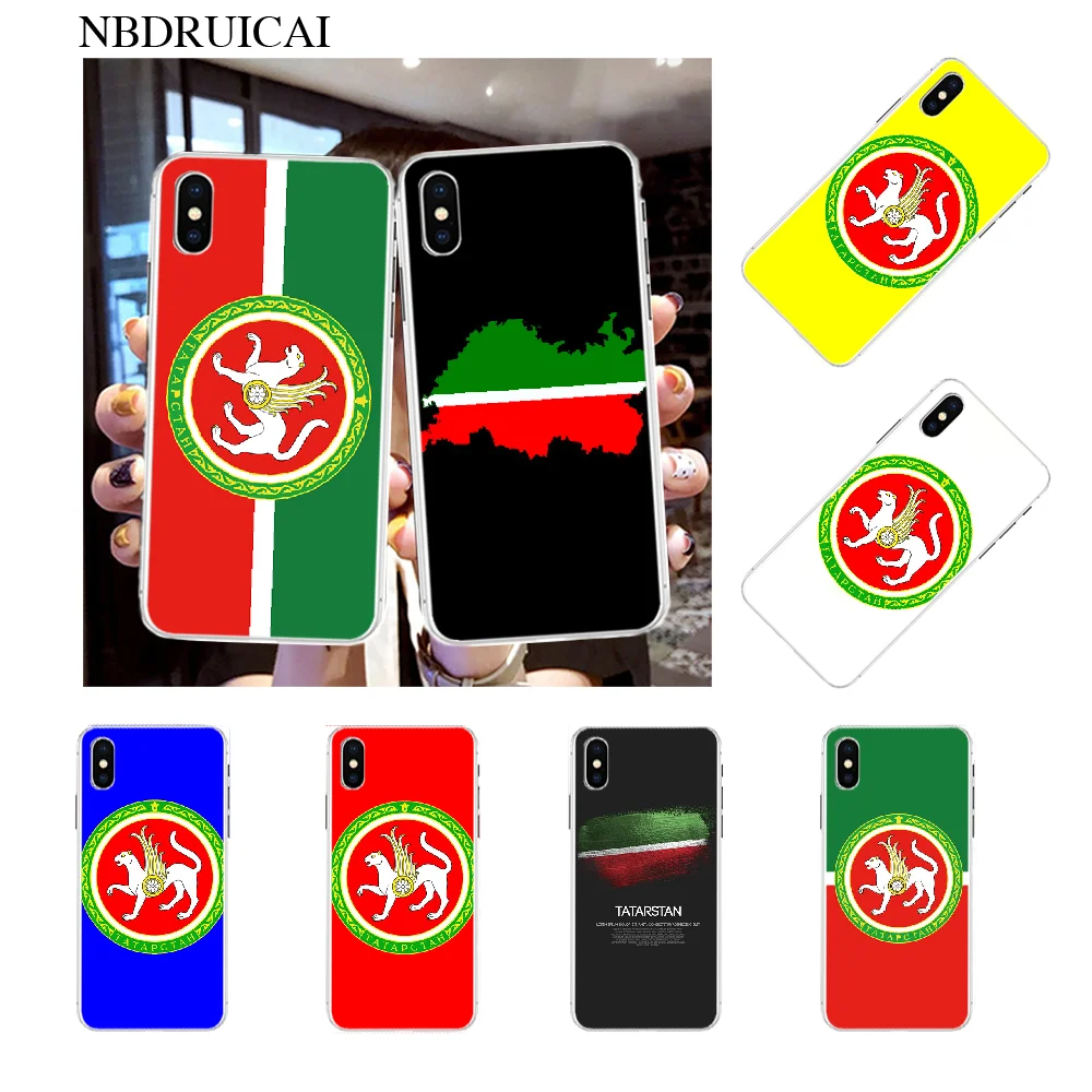 NBDRUICAI Татарстан Национальный флаг DIY окрашенный чехол для телефона iPhone 11 pro XS MAX 8 7 6